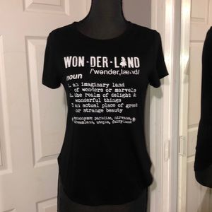 Wonderland Black Shirt